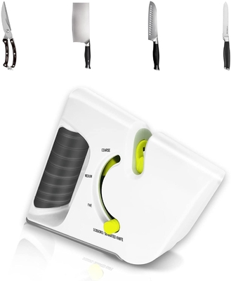 Cookware promocional de la cocina de la manija plástica del picosegundo de los sacapuntas de cuchillo de China para las cuchillas serradas con la cuchilla del acero de tungsteno